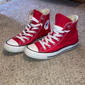Converse High-Tops, Red, W7